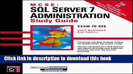 [PDF]  MCSE: SQL Server 7 Administration Study Guide  [Download] Full Ebook