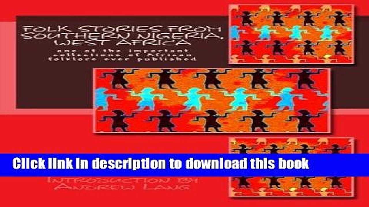 Download Folk Stories from Southern Nigeria, West Africa  PDF Free