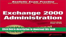 Read McSe Exchange 2000 Administration Exam Cram Personal Test Center: Exam 70-224 Ebook Free