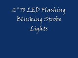 2*70 LED Flashing Blinking Strobe Lights (POLICE FIRE)