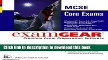 Read McSe Core Exams: Examgear : 70-067, 70-068, 70-073, 70-098, 70-058 (New Riders exam gear) by