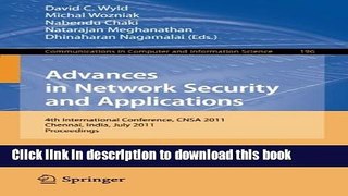 Read Advances in Network Security and Applications: 4th International Conference, CNSA 2011,