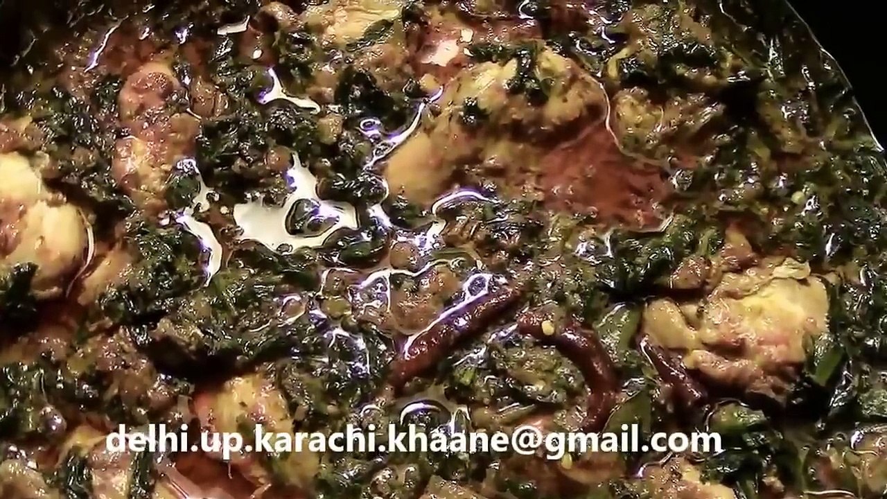 Palak Gosht    Chicken Mutton Beef