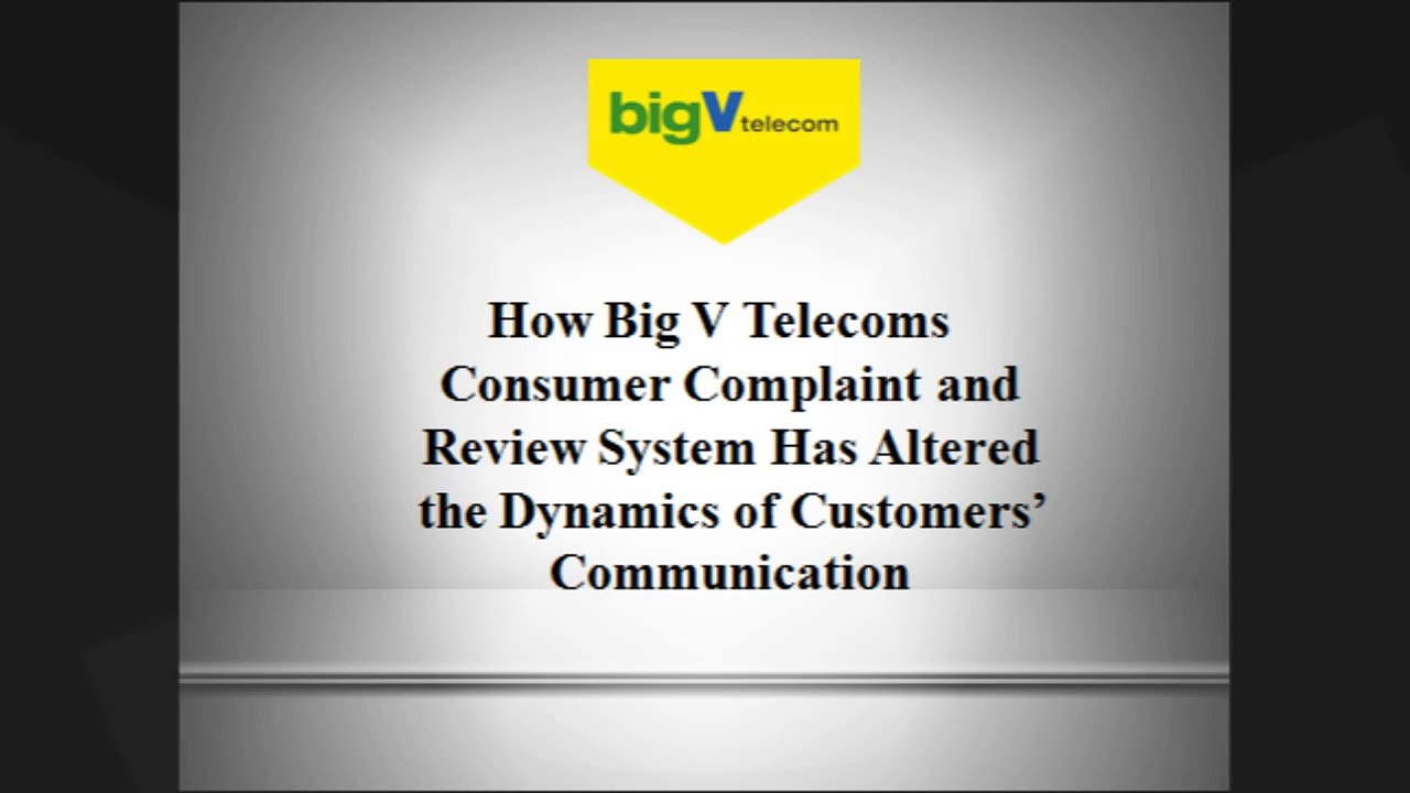 Big V Telecoms Consumer Complaint and Review