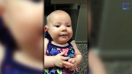 Ce bébé de 3 mois entend sa maman pour la première fois !