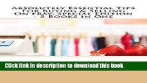 Read Absolutely Essential Tips For Buying   Selling On eBay - Special Edition - 3 Books in One