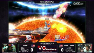 S@X 158 - Wadi (Mewtwo) Vs. AOH Jebb (Cloud, Lucas) SSB4 Winners Finals - Smash Wii U - Smash 4