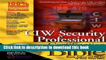 Read CIW Security Professional Certification Bible Ebook Free