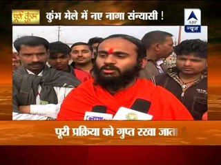 Making of Naga saints from Sanyasi