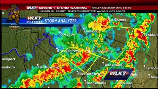 WLKY Storm Coverage - 7/10/2013 3pm