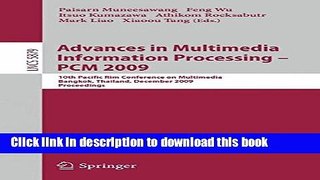 Read Advances in Multimedia Information Processing - PCM 2009: 10th Pacific Rim Conference on