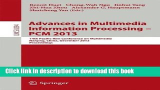 Read Advances in Multimedia Information Processing - PCM 2013: 14th Pacific-Rim Conference on