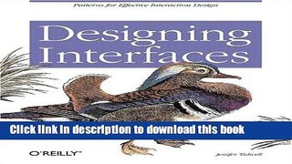 Download Designing Interfaces  Ebook Online