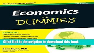 Download Economics For Dummies  PDF Online