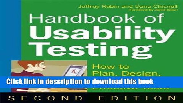 Read Handbook of Usability Testing: Howto Plan, Design, and Conduct Effective Tests Ebook Free