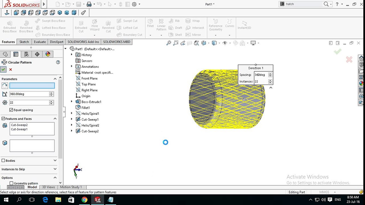 Making Knurling Surface