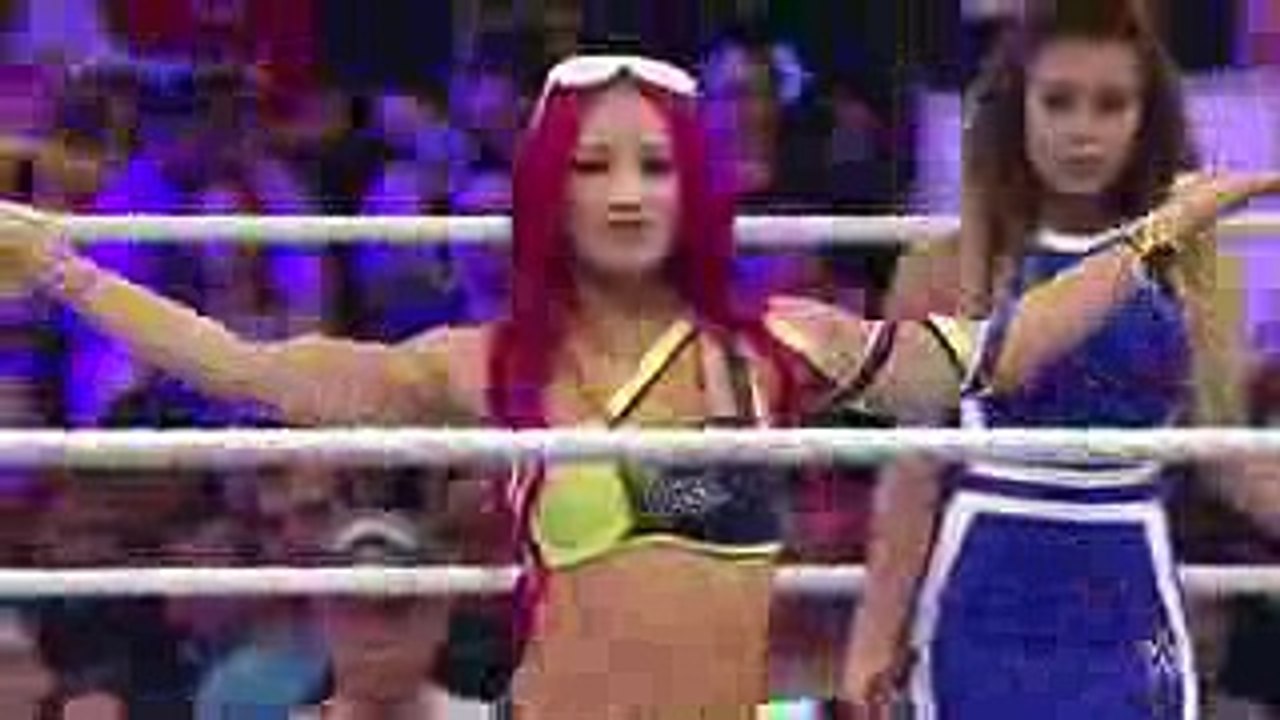 WWE Smackdown 07_14_16 Sasha Banks vs Dana Brooke ( Charlotte attack the Bo$$ )