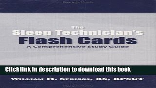 Download Books Sleep Technician s Flash Cards ebook textbooks