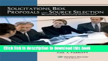 [PDF]  Solicitations, Bids, Proposals and Source Selection: Building a Winning Contract