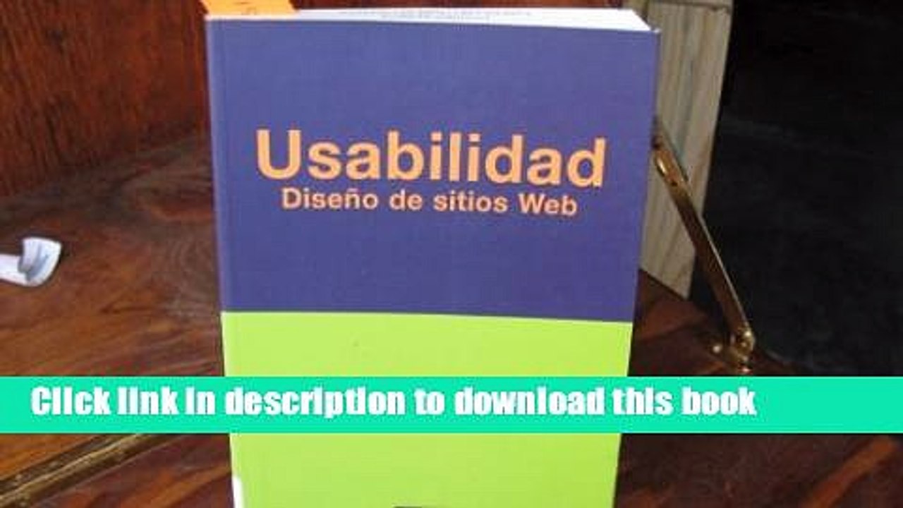Read Usabilidad, Disenos De Sitios Web  Ebook Free