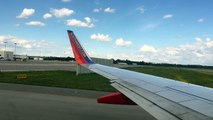 Southwest Airlines 737-700 Pushback, Taxi, Takeoff from Columbus