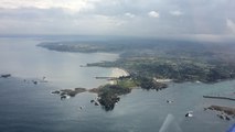 En avion, au dessus de la baie de Morlaix !