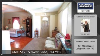 6603 Sr 25 S, West Point, IN 47992
