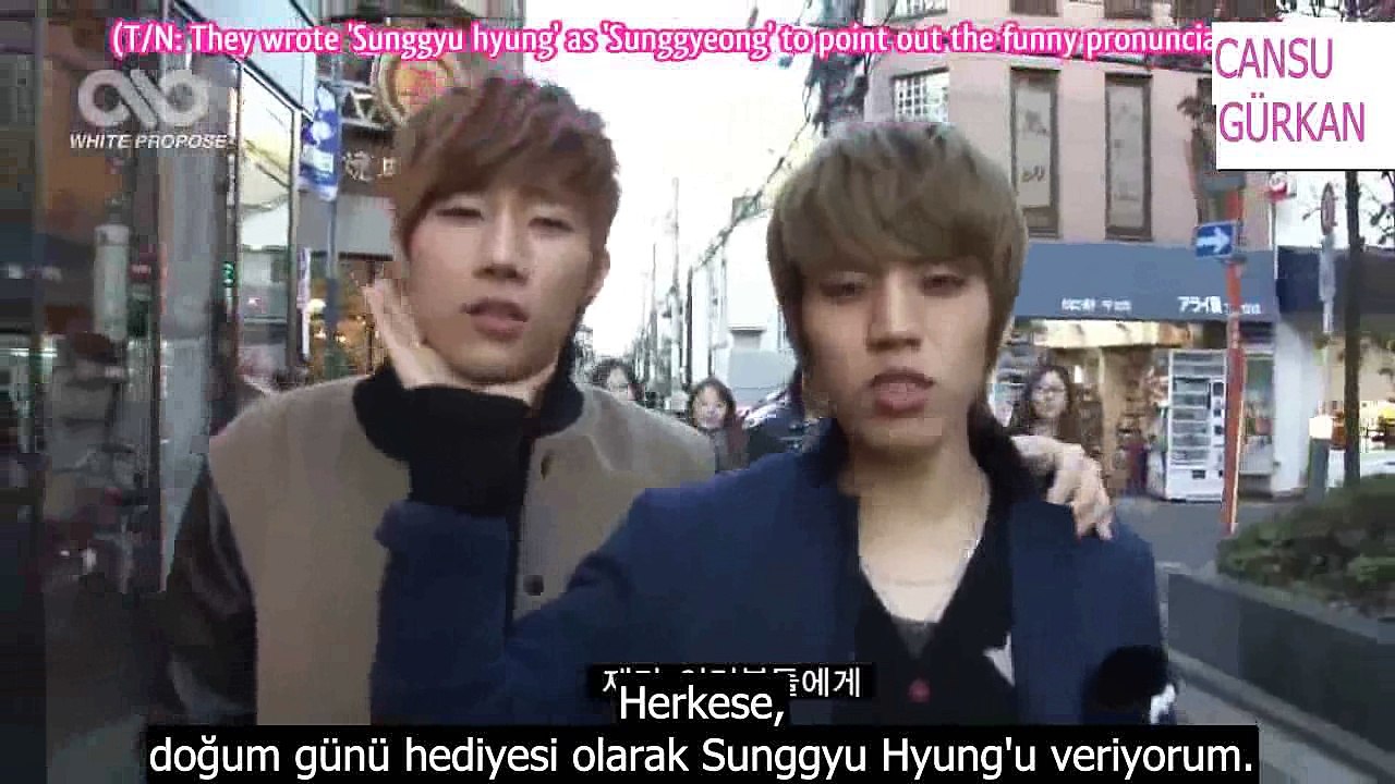 [Turkish Sub/Türkçe Altyazılı] INFINITE Dongwoo Funny Cut