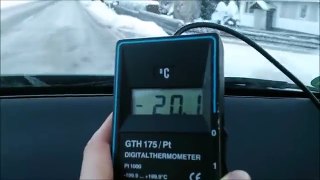 Kältewelle Januar 2016: Unter –25 Grad in Erndtebrück/NRW