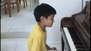 The Spinning Song - piano, fast, by Adrian, age 10