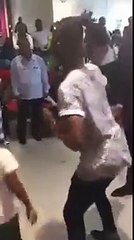 Guy turnt up dancing in church chased by ushers