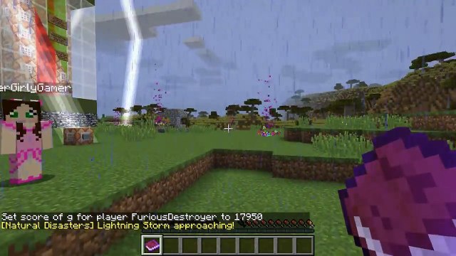 Minecraft NATURAL DISASTERS! (FIRESTORMS, EARTHQUAKES, & POISON GAS!) Custom Command