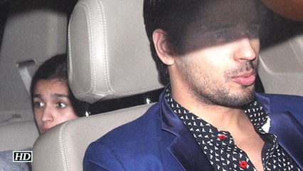 Watch Alia Bhatt and Sidharth Malhotra spotted together