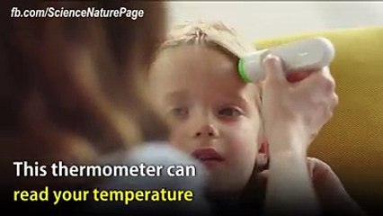A new method to measure body temperature without touching skin