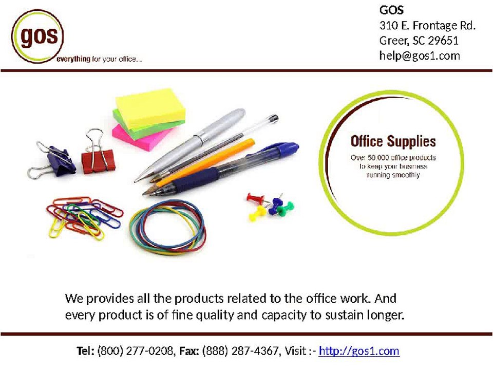 Promotional products