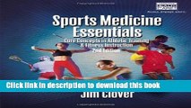 Read Sports Medicine Essentials: Core Concepts in Athletic Training   Fitness Instruction  Ebook