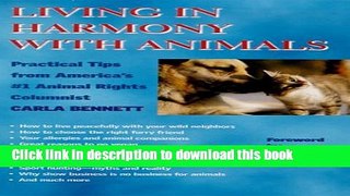 Read Living in Harmony with Animals Ebook Free