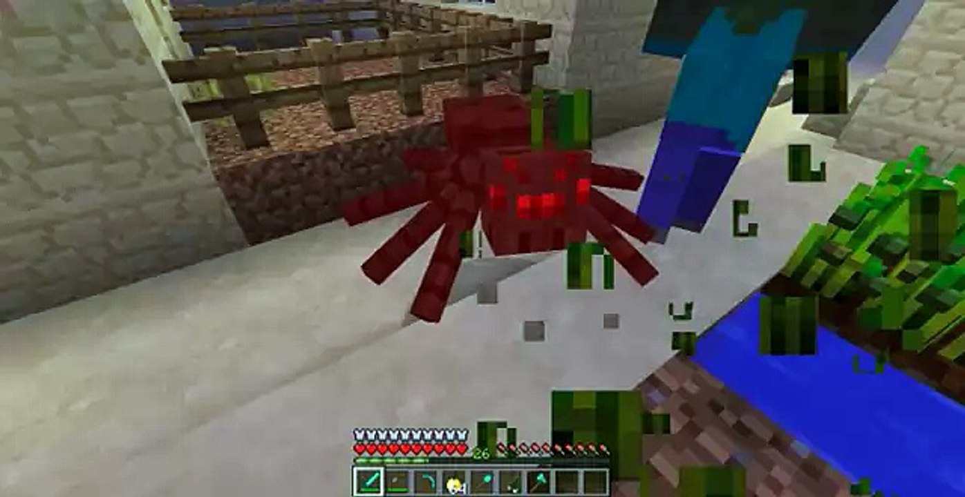 Minecraft - mission protéger un village PNJ