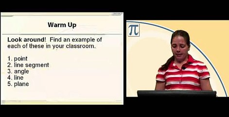 Geometry Lesson 1 - Building Blocks of Geometry