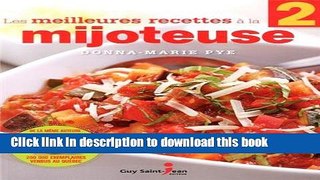 Download Les meilleures recettes Ã  la mijoteuse 2  PDF Online