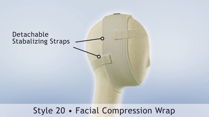 Style 20 - Facial Compression Wrap video Plastic Surgery Recovery