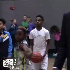 Le fils de LeBron James est trop facile du milieu de terrain