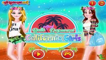 Belle and Rapunzel California Girls Game  - Rapunzel Video Games For Girls