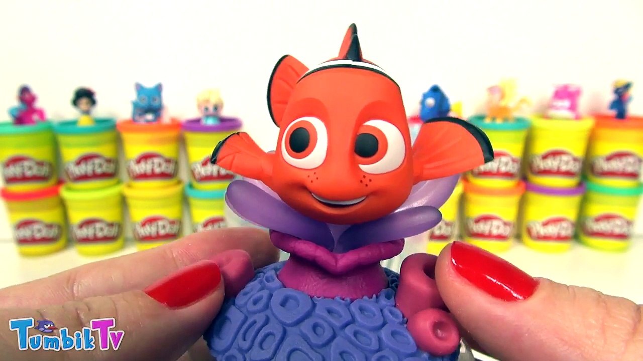 Kayıp Balık Nemo Sürpriz Yumurta Oyun Hamuru - LPS Karlar Ülkesi Minyonlar Nemo Oyuncakları