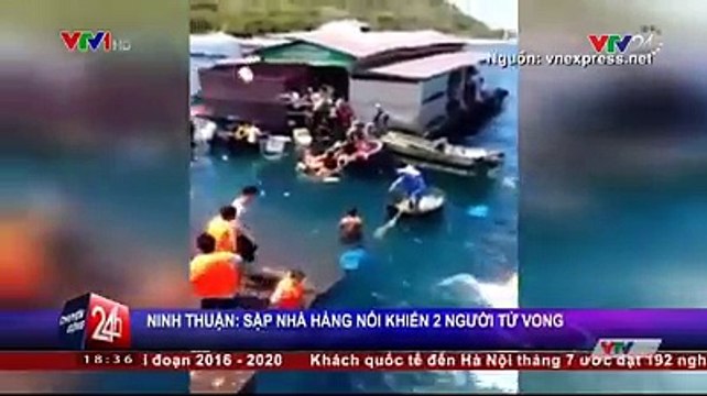 Ninh Thuận: Bè nổi chứa 300 du khách bất ngờ đổ nghiêng, hàng trăm người bị rơi xuống biển, ít nhất đã có 2 người tử vong.