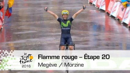 Flamme rouge - Étape 20 (Megève / Morzine) - Tour de France 2016