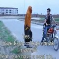 new pashto funny clips-Motorcycle Lift To Girl