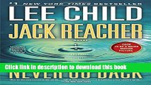 Download Book Jack Reacher: Never Go Back: A Jack Reacher Novel PDF Online