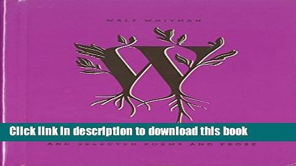 Read Leaves of Grass and Selected Poems and Prose PDF Free