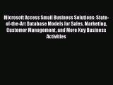 Free Full [PDF] Downlaod  Microsoft Access Small Business Solutions: State-of-the-Art Database